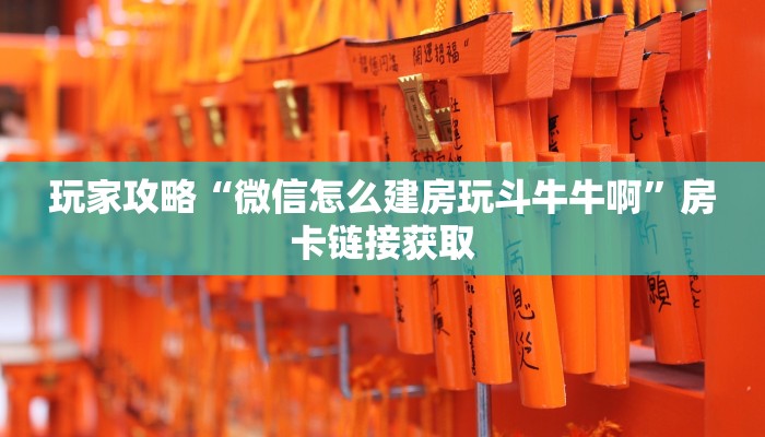 玩家攻略“微信怎么建房玩斗牛牛啊”房卡链接获取 玩家攻略“微信怎么建房玩斗牛牛啊”房卡链接获取